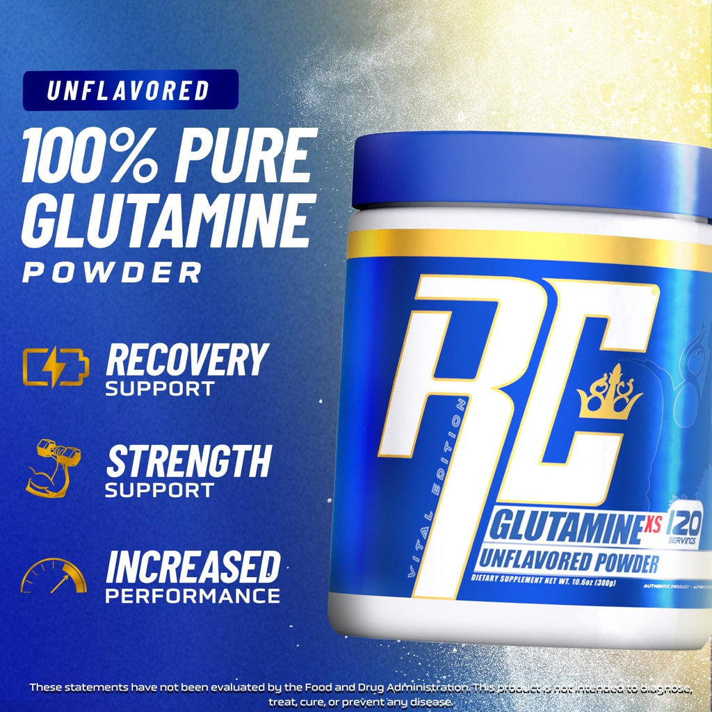 Ronnie Coleman Signature Series Essentials 120 Scoop Glutamine XS Unflavored Powder Ronnie Coleman Signature Series Bodybuilding Supplements
