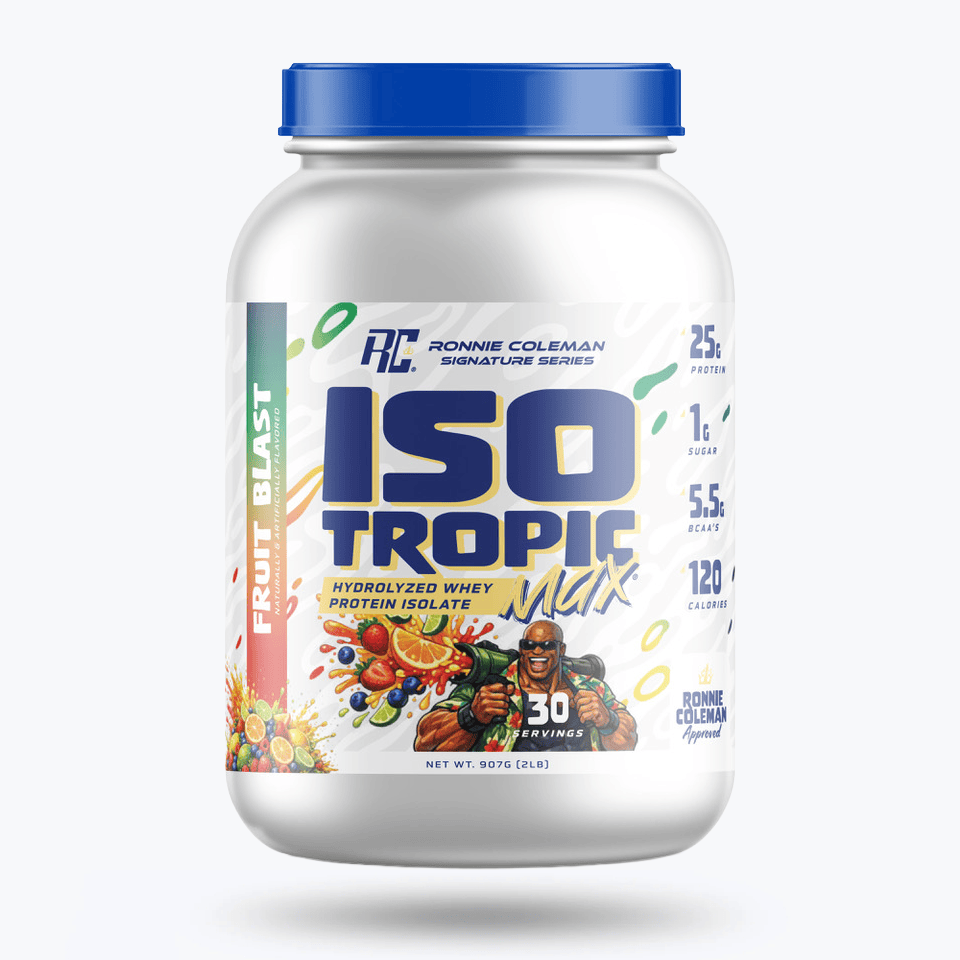 Ronnie Coleman Signature Series Protein 2lbs / Fruit Blast Iso Tropic Max - 2lb Ronnie Coleman Signature Series Bodybuilding Supplements