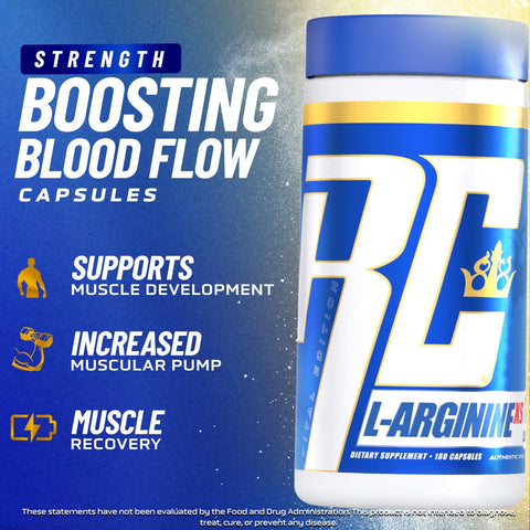 Image of Ronnie Coleman Signature Series Pre Workout L-Arginine XS - Capsules Ronnie Coleman Signature Series Bodybuilding Supplements