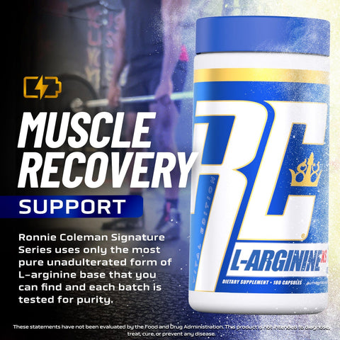 Image of Ronnie Coleman Signature Series Pre Workout L-Arginine XS - Capsules Ronnie Coleman Signature Series Bodybuilding Supplements