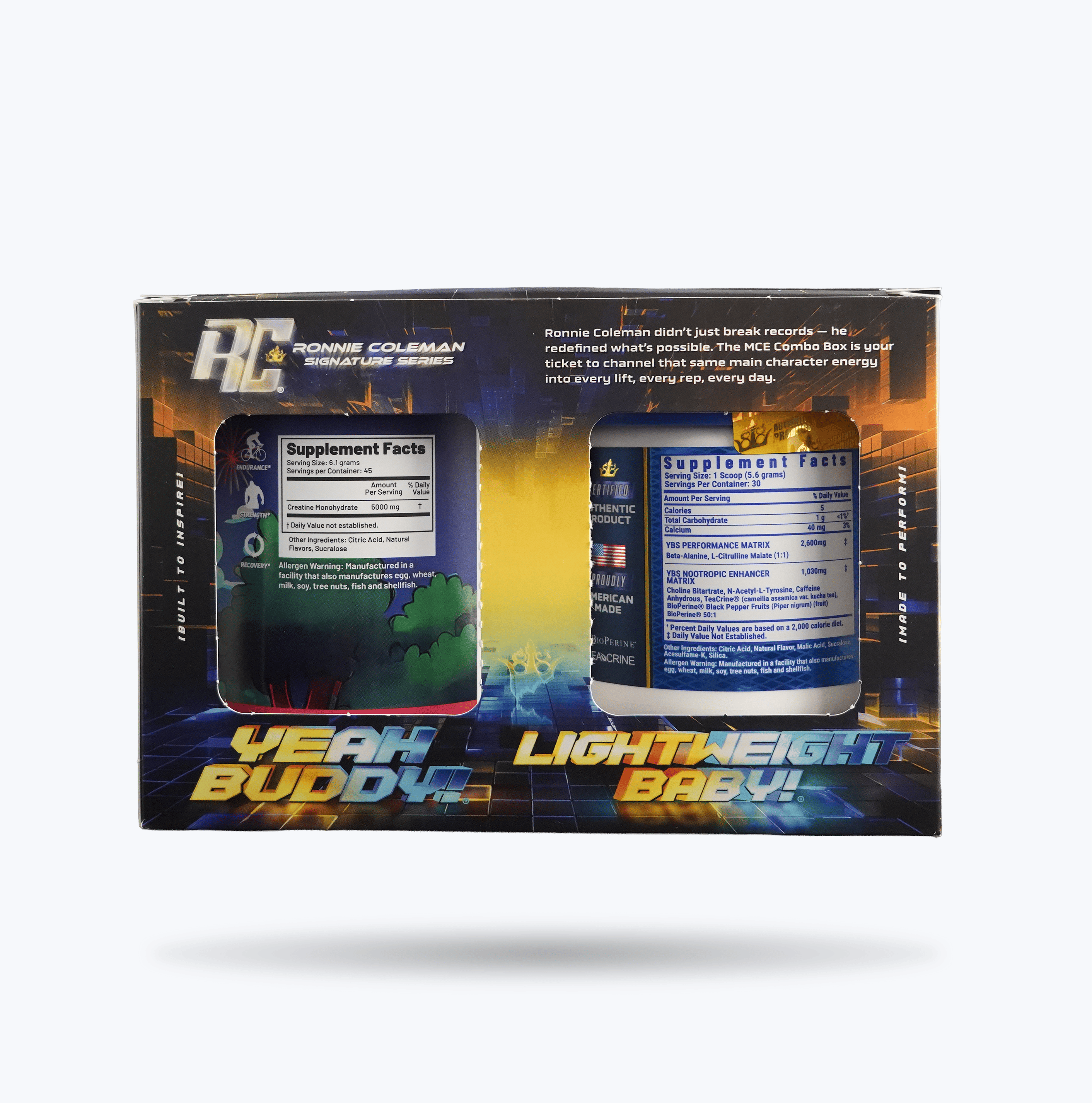Ronnie Coleman Signature Series Main Character Boxset Ronnie Coleman Signature Series Bodybuilding Supplements
