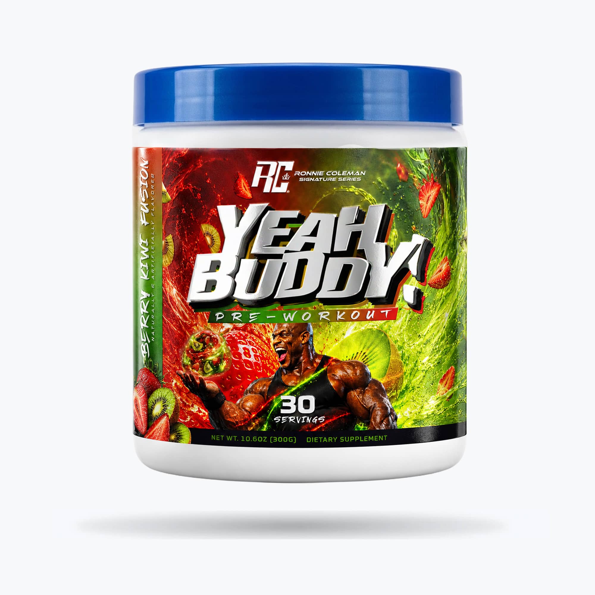 Ronnie Coleman Signature Series Pre Workout 30 Servings / Berry Kiwi Fusion *NEW LOOK* Yeah Buddy Ronnie Coleman Signature Series Bodybuilding Supplements