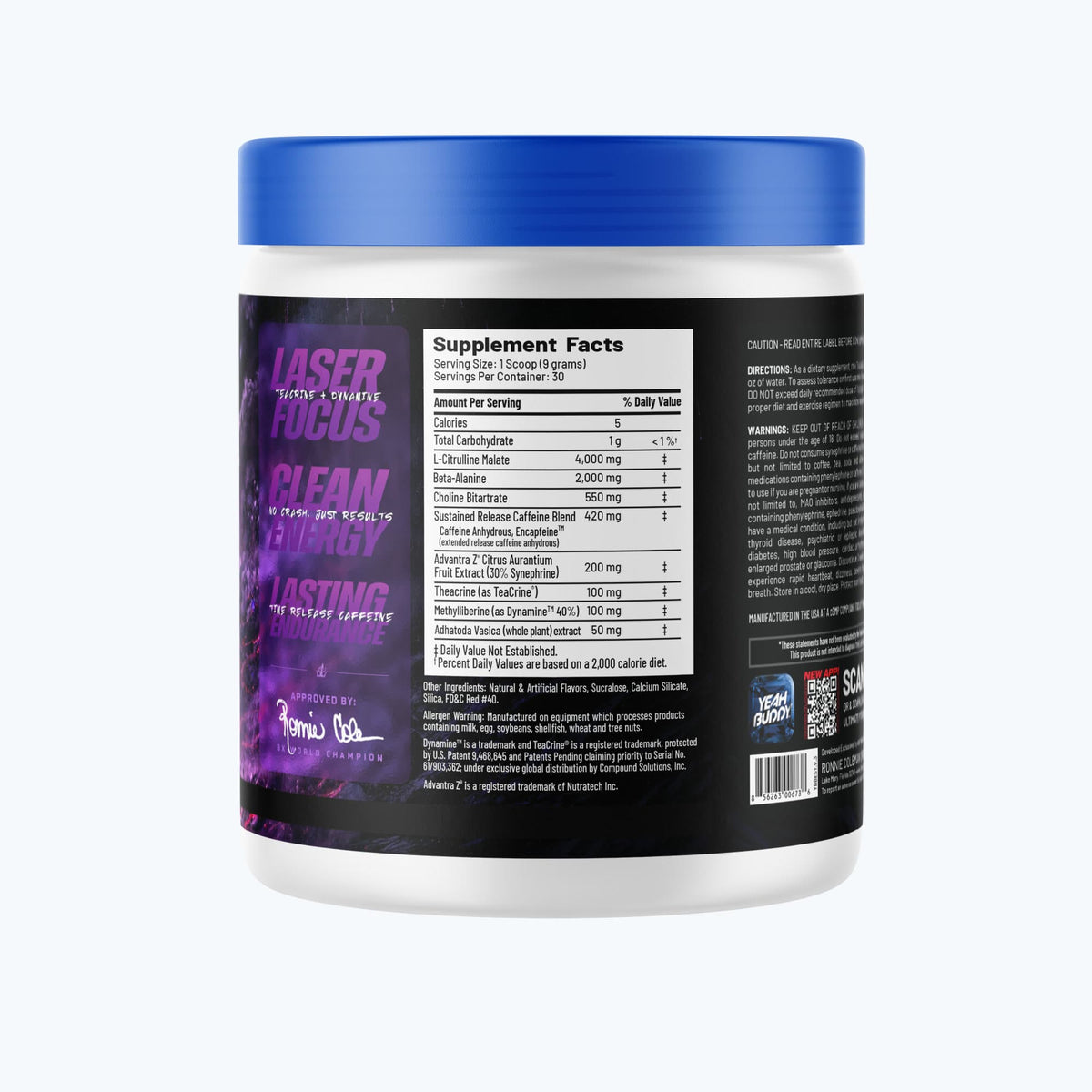 Ronnie Coleman Signature Series Pre Workout *NEW LOOK* Yeah Buddy Ronnie Coleman Signature Series Bodybuilding Supplements