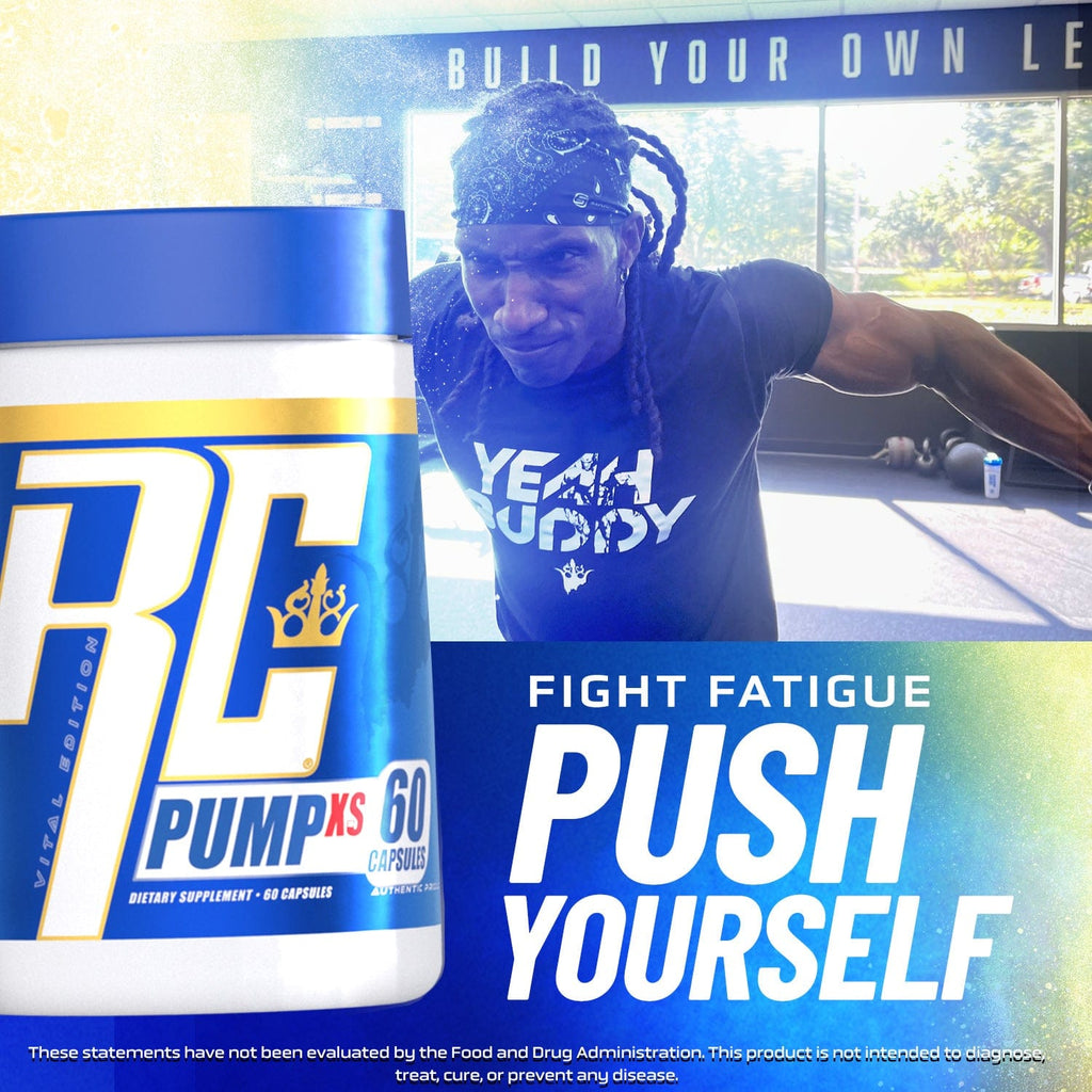 Ronnie Coleman Signature Series Pre Workout 60ct Pump-XS Ronnie Coleman Signature Series Bodybuilding Supplements