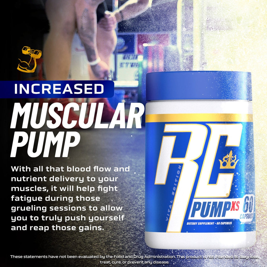 Ronnie Coleman Signature Series Pre Workout 60ct Pump-XS Ronnie Coleman Signature Series Bodybuilding Supplements