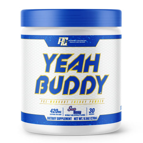 Image of Ronnie Coleman Signature Series Pre Workout 30 Servings / SourBerry YEAH BUDDY™ Pre-Workout Powder Ronnie Coleman Signature Series Bodybuilding Supplements