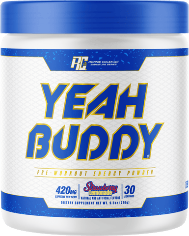 Image of Ronnie Coleman Signature Series Pre Workout 30 Servings / Strawberry Lemonade YEAH BUDDY™ Pre-Workout Powder Ronnie Coleman Signature Series Bodybuilding Supplements
