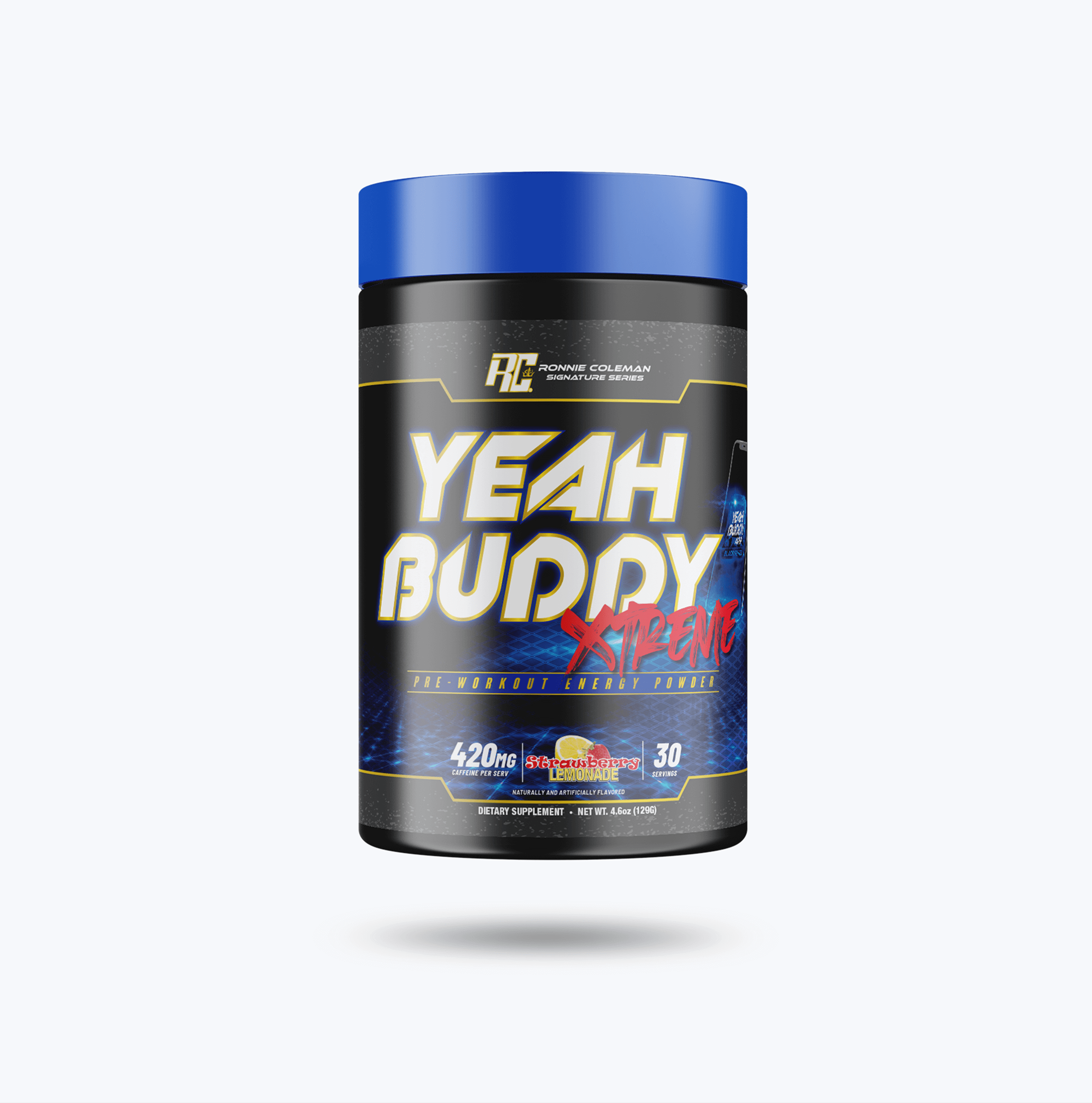 Ronnie Coleman Signature Series Pre Workout Strawberry Lemonade Yeah Buddy Xtreme Ronnie Coleman Signature Series Bodybuilding Supplements