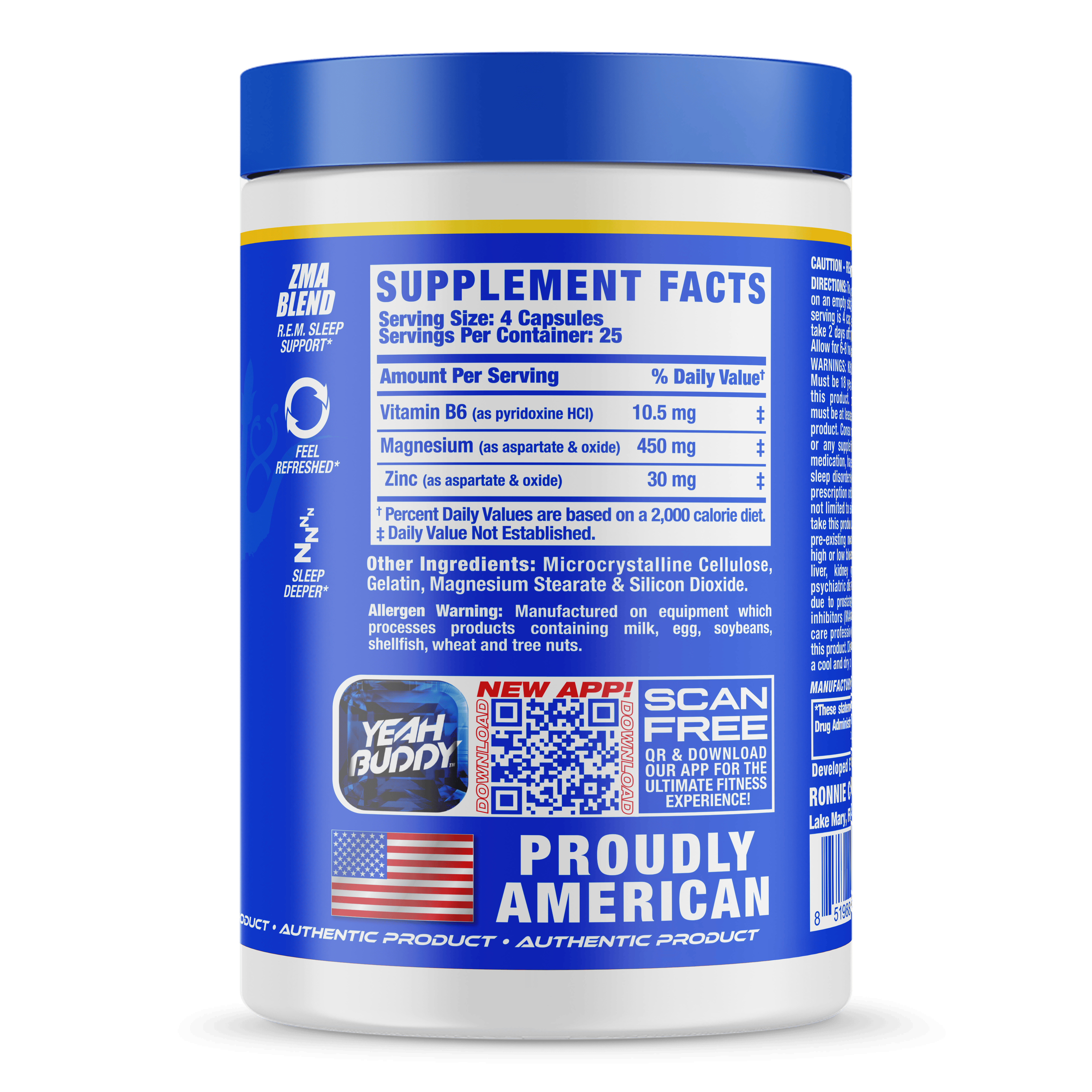 Ronnie Coleman Signature Series Essentials 100ct ZMA XS Ronnie Coleman Signature Series Bodybuilding Supplements