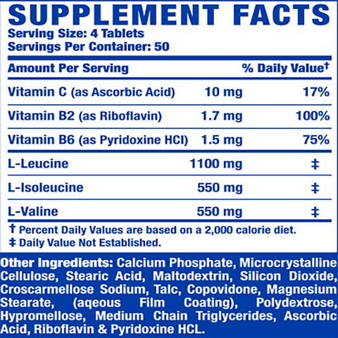 Image of Ronnie Coleman Signature Series Aminos Bcaa-XS Tablets Ronnie Coleman Signature Series Bodybuilding Supplements