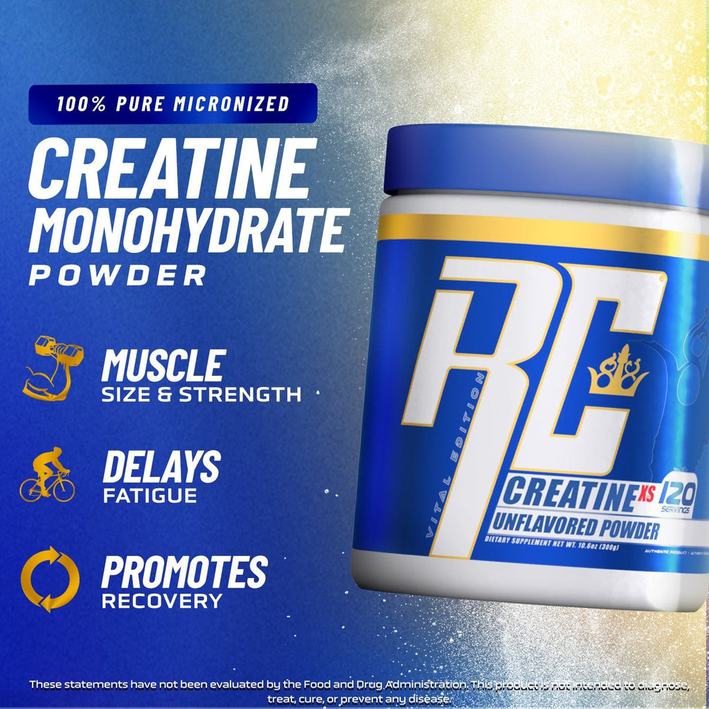 Ronnie Coleman Signature Series Essentials Creatine XS Unflavored Powder Ronnie Coleman Signature Series Bodybuilding Supplements