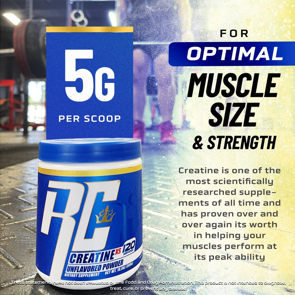 Ronnie Coleman Signature Series Essentials Creatine XS Unflavored Powder Ronnie Coleman Signature Series Bodybuilding Supplements
