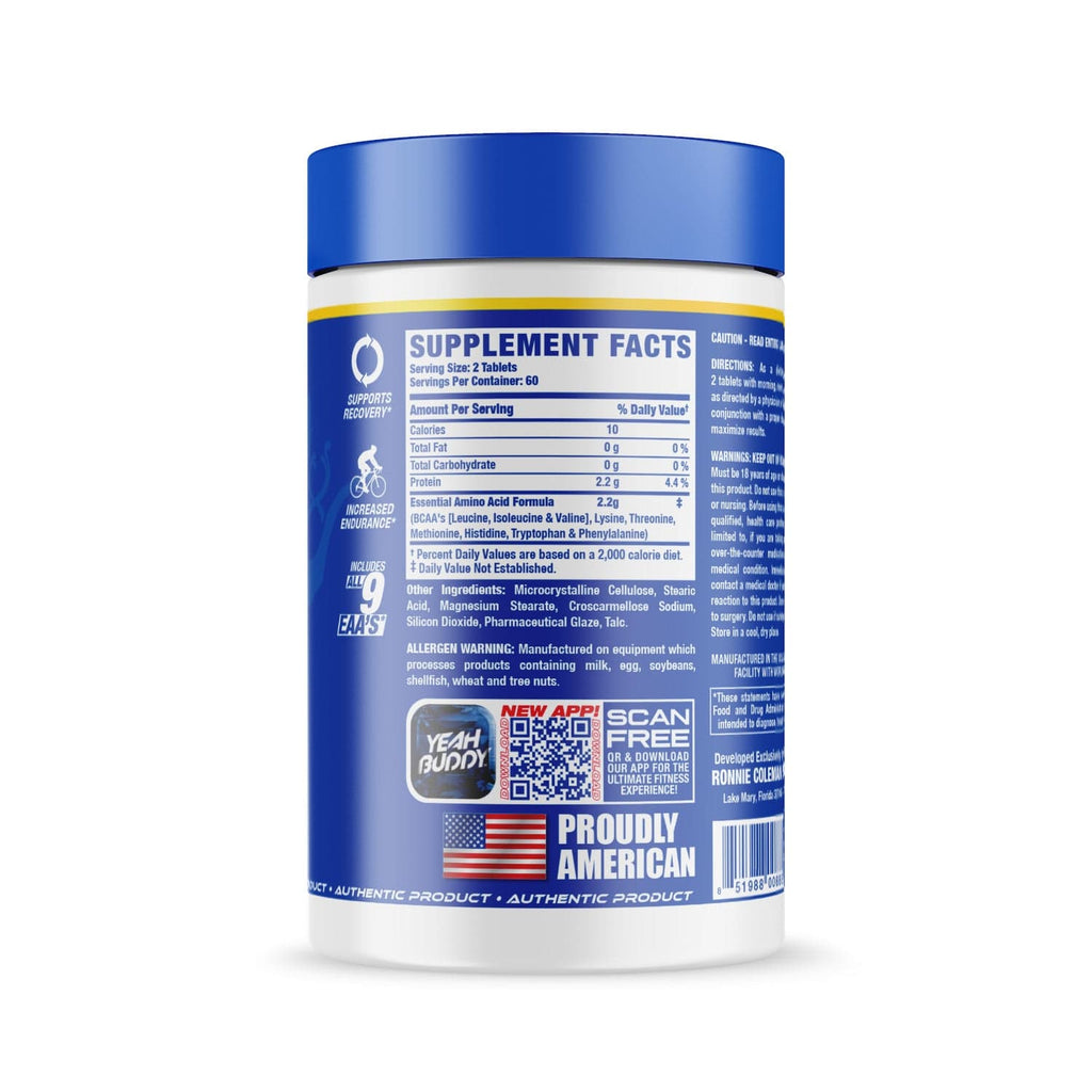 Ronnie Coleman Signature Series Aminos EAA-XS Tablets - Essential Amino Acids Ronnie Coleman Signature Series Bodybuilding Supplements