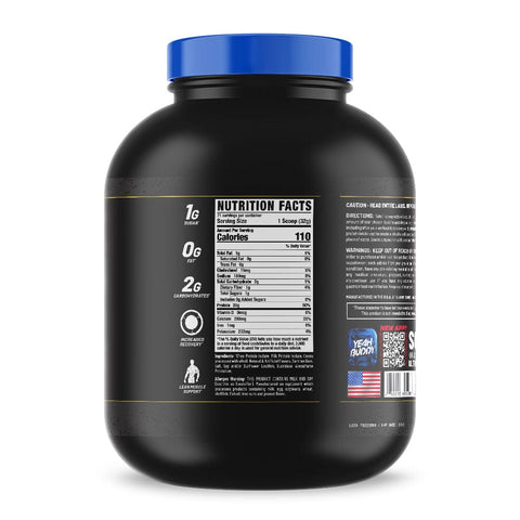Image of Ronnie Coleman Signature Series Protein Iso Tropic Max 50 Scoops - BLACK Edition Ronnie Coleman Signature Series Bodybuilding Supplements