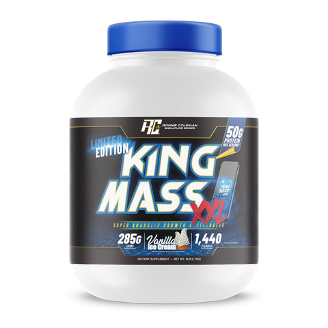 Image of Ronnie Coleman Signature Series Mass Gainer King Mass XXL Gainer Ronnie Coleman Signature Series Bodybuilding Supplements