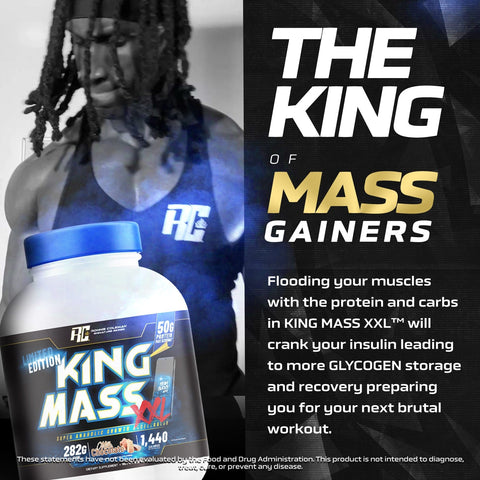 Image of Ronnie Coleman Signature Series Mass Gainer King Mass XXL Gainer Ronnie Coleman Signature Series Bodybuilding Supplements