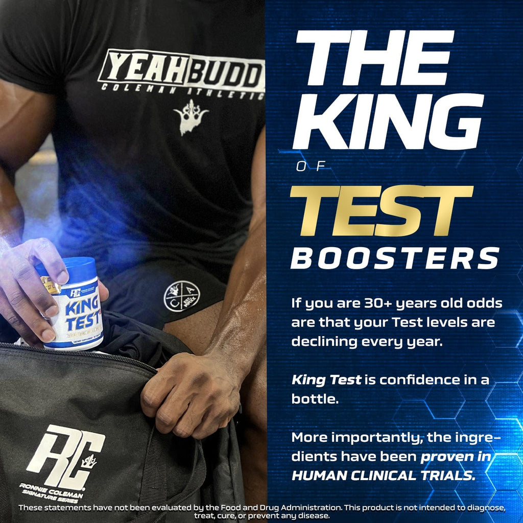 Ronnie Coleman Signature Series Essentials King Test 8X Ronnie Coleman Signature Series Bodybuilding Supplements