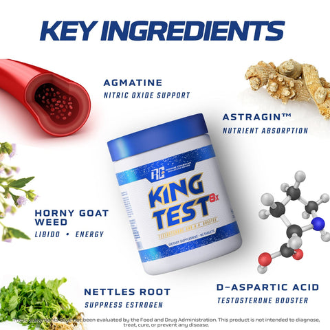 Image of Ronnie Coleman Signature Series Essentials King Test 8X Ronnie Coleman Signature Series Bodybuilding Supplements