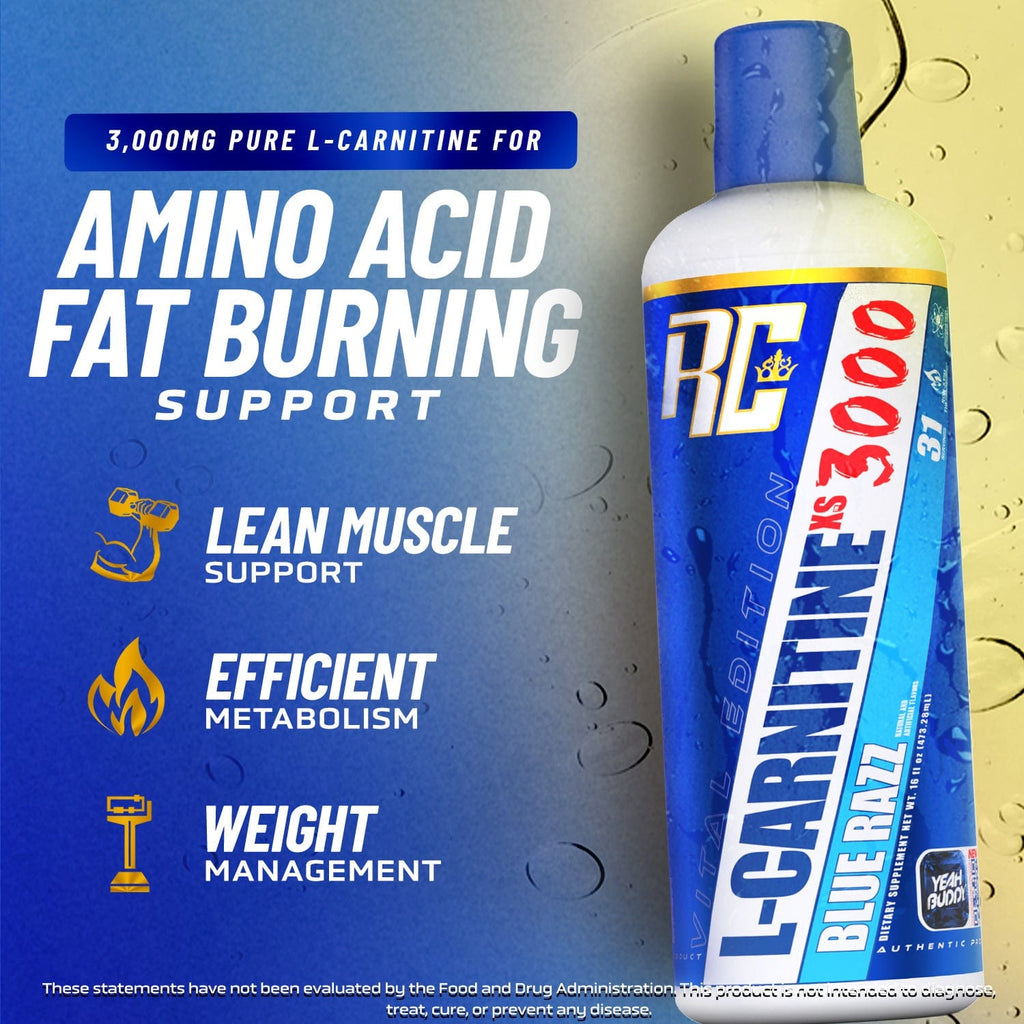 Ronnie Coleman Signature Series Fat Burner L-Carnitine XS Liquid 3,000MG Ronnie Coleman Signature Series Bodybuilding Supplements