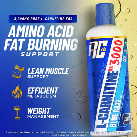 Image of Ronnie Coleman Signature Series Fat Burner L-Carnitine XS Liquid 3,000MG Ronnie Coleman Signature Series Bodybuilding Supplements