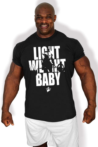 Image of Ronnie Coleman Signature Series Apparel & Accessories Shirt Light Weight Baby Tee Ronnie Coleman Signature Series Bodybuilding Supplements