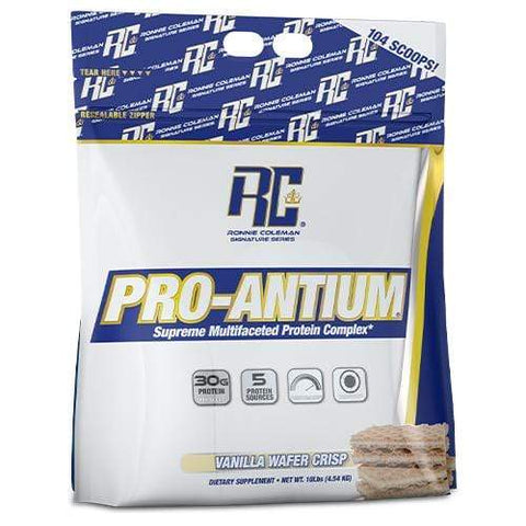 Image of Ronnie Coleman Signature Series Protein Vanilla Wafer Crisp Pro-Antium 10lb Bag Ronnie Coleman Signature Series Bodybuilding Supplements