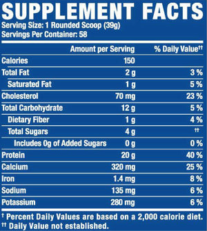 WHEY XS Protein Powder - 5lbs Bag