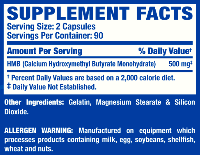 Supplement Fact Image