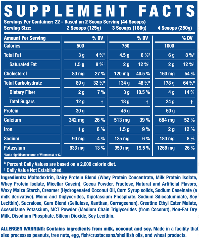 Supplement Fact Image