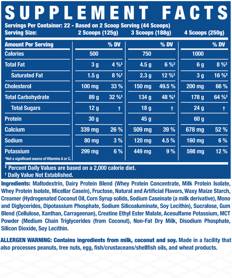 Supplement Fact Image
