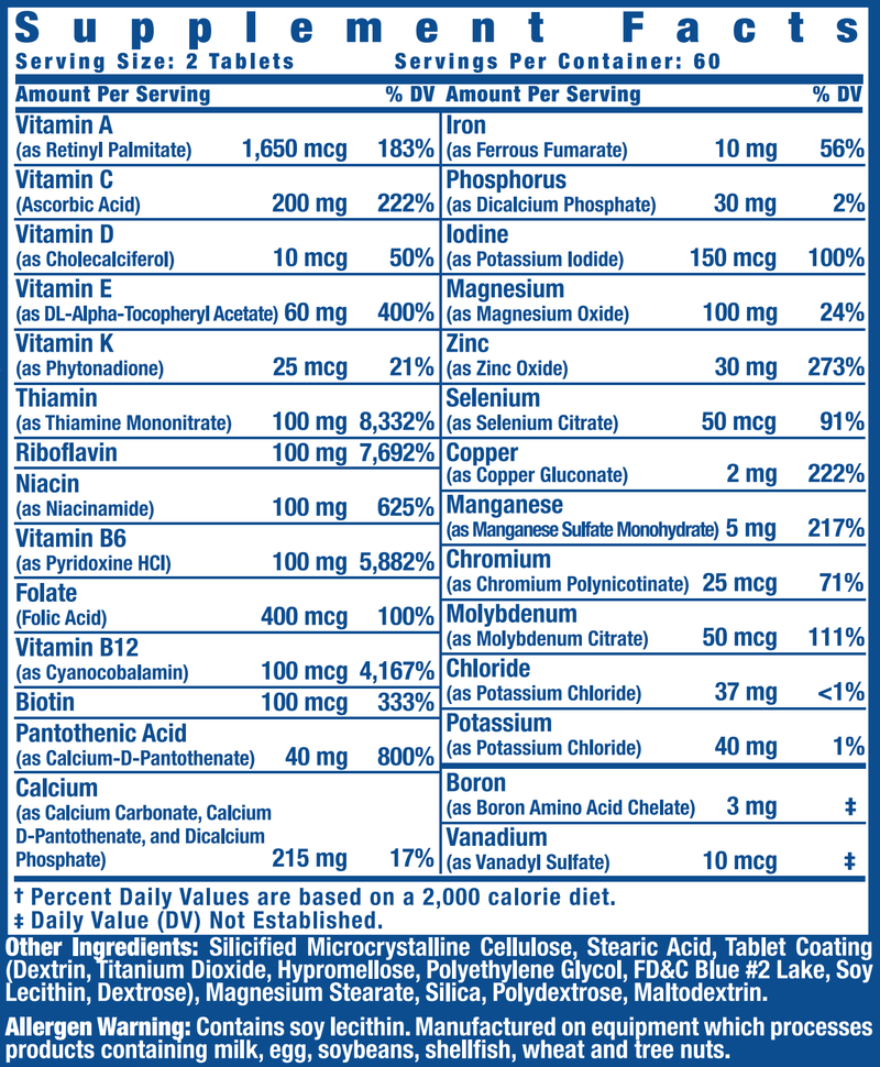 Supplement Fact Image