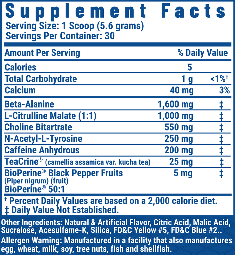 Supplement Fact Image