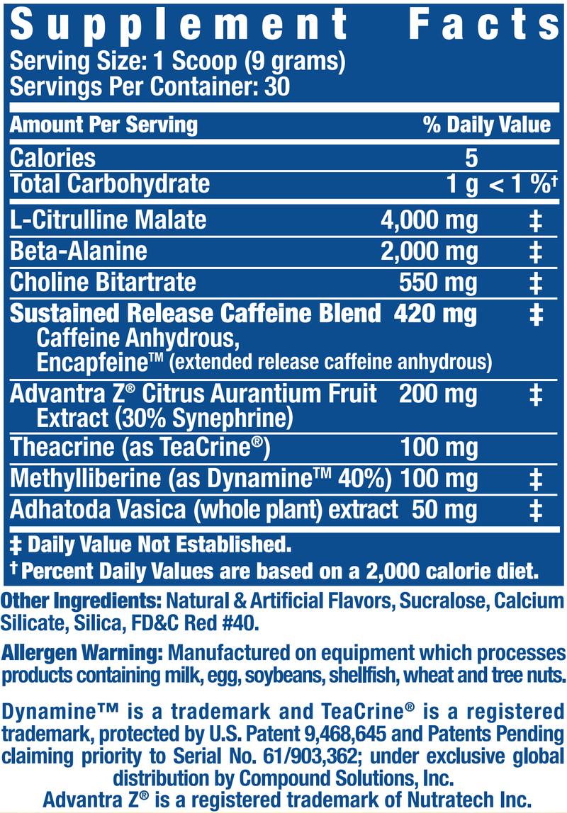 Supplement Fact Image
