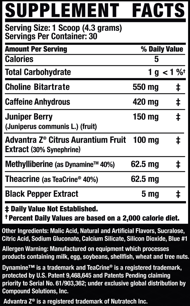 Supplement Fact Image