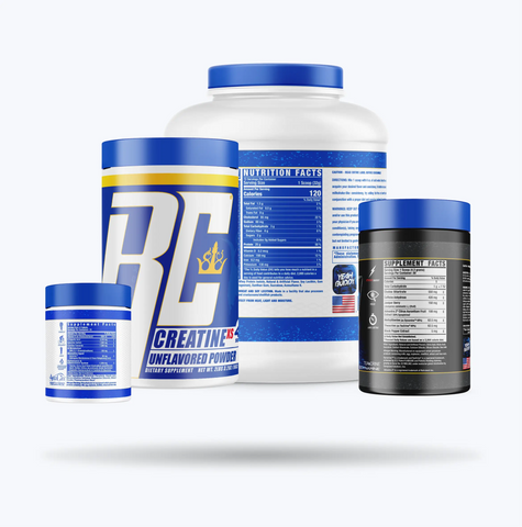 Image of Ronnie Coleman Signature Series Stack Built Heavy Stack - Muscle Gain Stack Ronnie Coleman Signature Series Bodybuilding Supplements