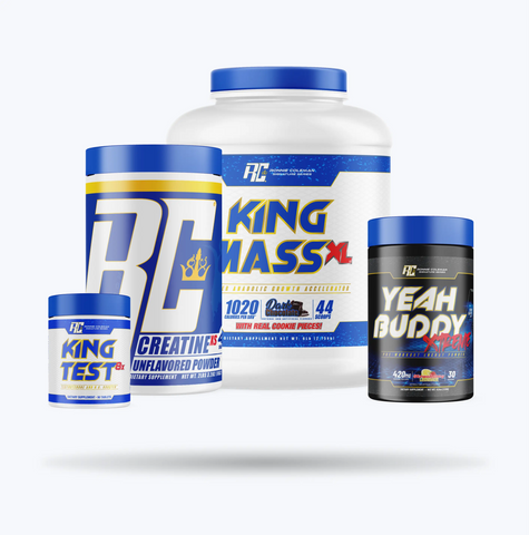 Image of Ronnie Coleman Signature Series Stack Built Heavy Stack - Muscle Gain Stack Ronnie Coleman Signature Series Bodybuilding Supplements