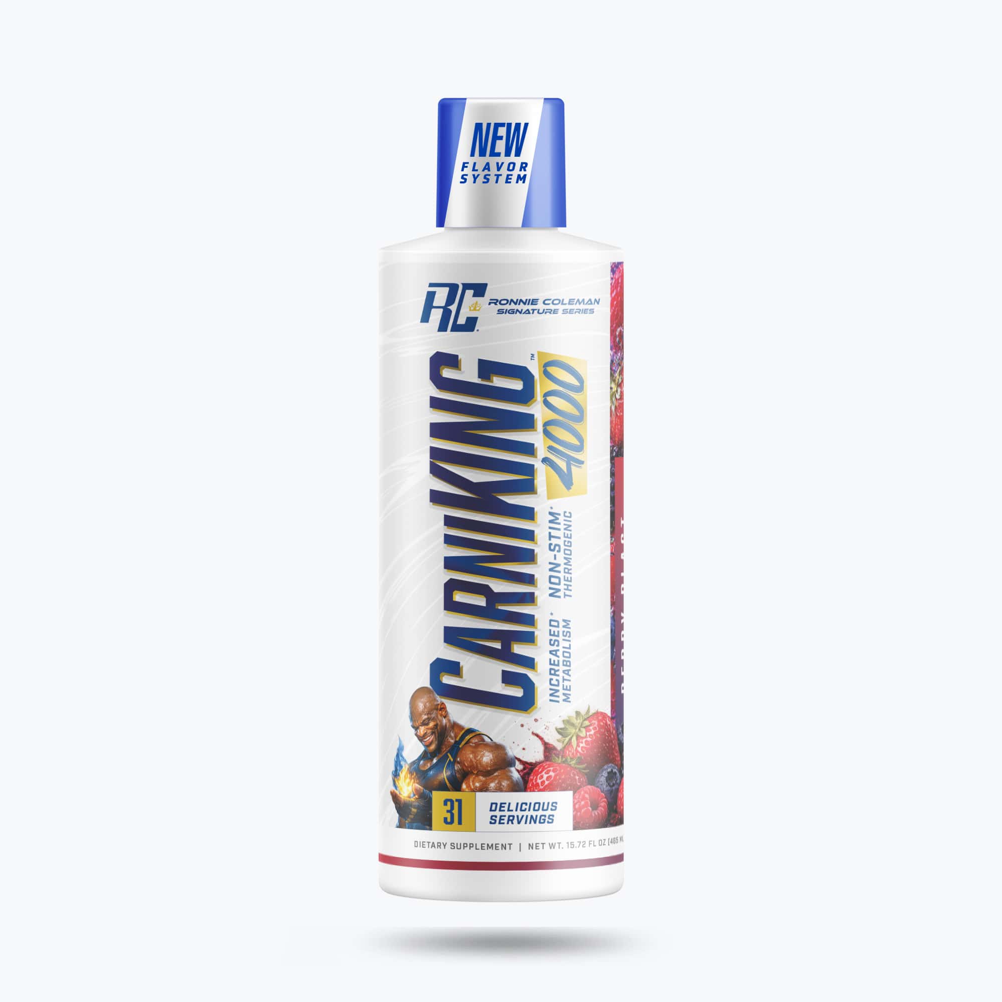Ronnie Coleman Signature Series Fat Burner Berry Blast CarniKING 4000 Ronnie Coleman Signature Series Bodybuilding Supplements