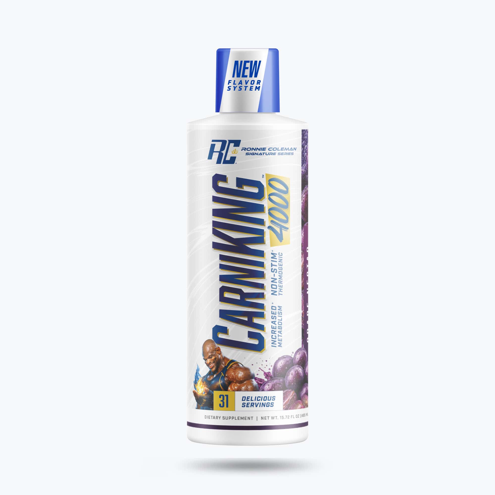 Ronnie Coleman Signature Series Fat Burner Grape Nectar CarniKING 4000 Ronnie Coleman Signature Series Bodybuilding Supplements
