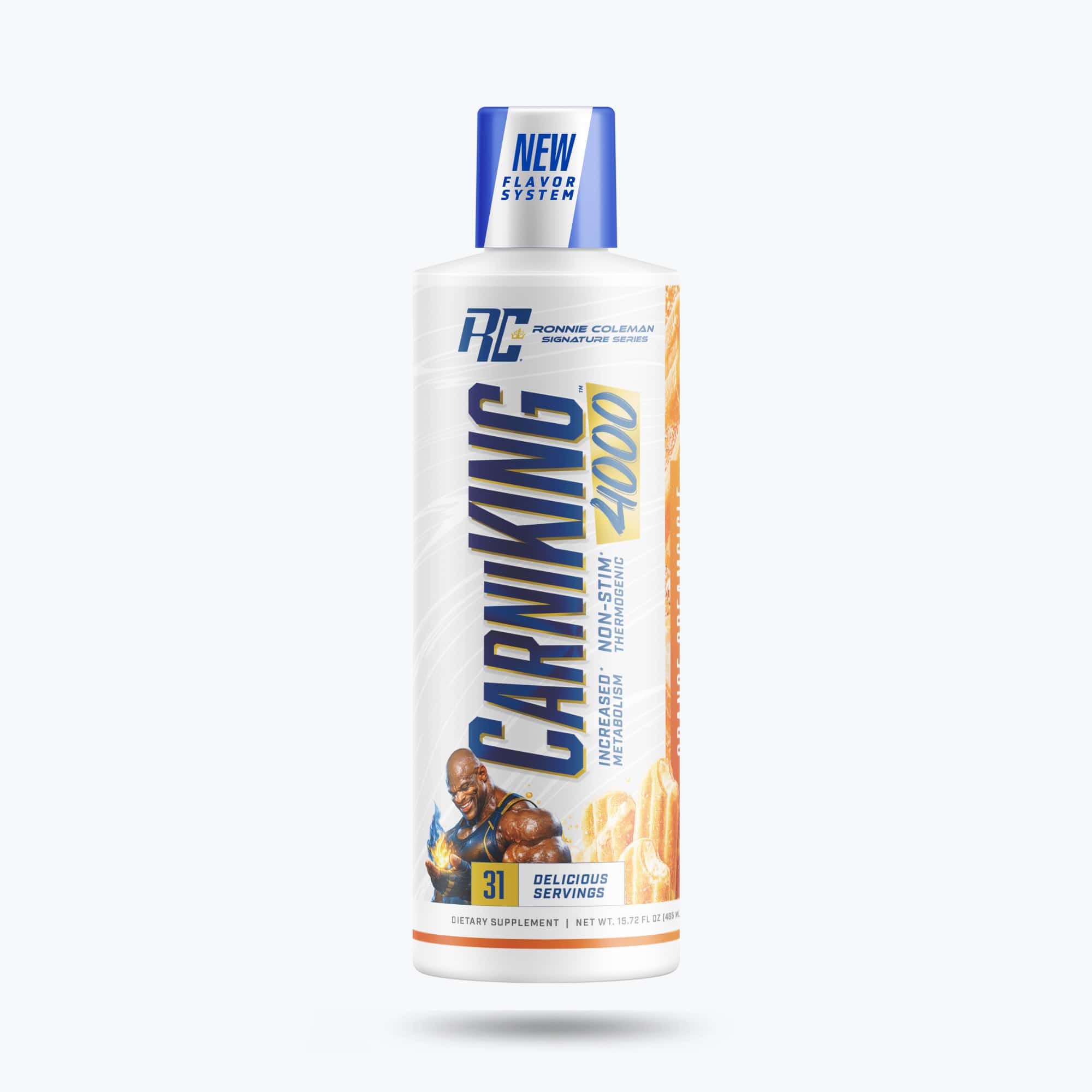 Ronnie Coleman Signature Series Fat Burner Orange Creamsicle CarniKING 4000 Ronnie Coleman Signature Series Bodybuilding Supplements