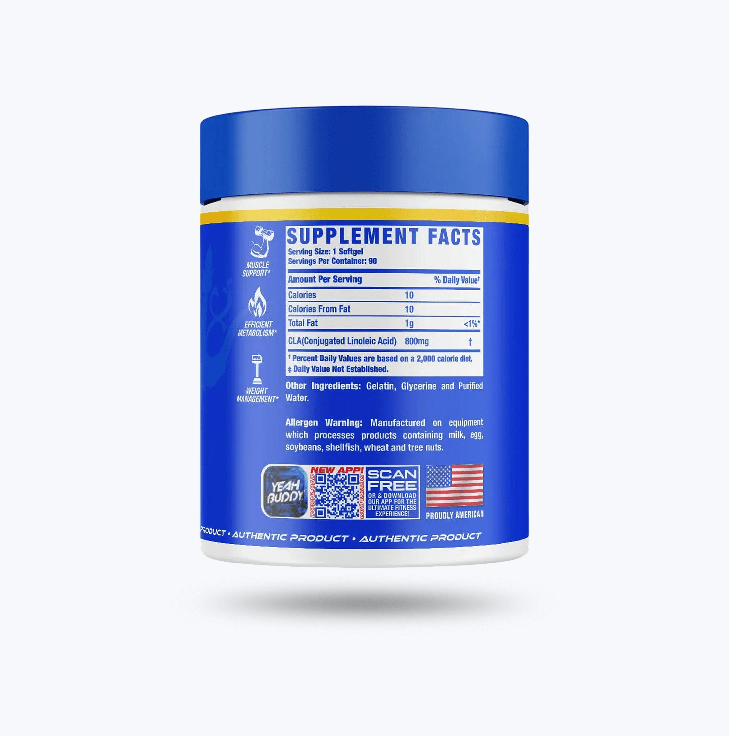 Ronnie Coleman Signature Series Essentials 90ct CLA Conjugated Linoleic Acid Softgels Ronnie Coleman Signature Series Bodybuilding Supplements