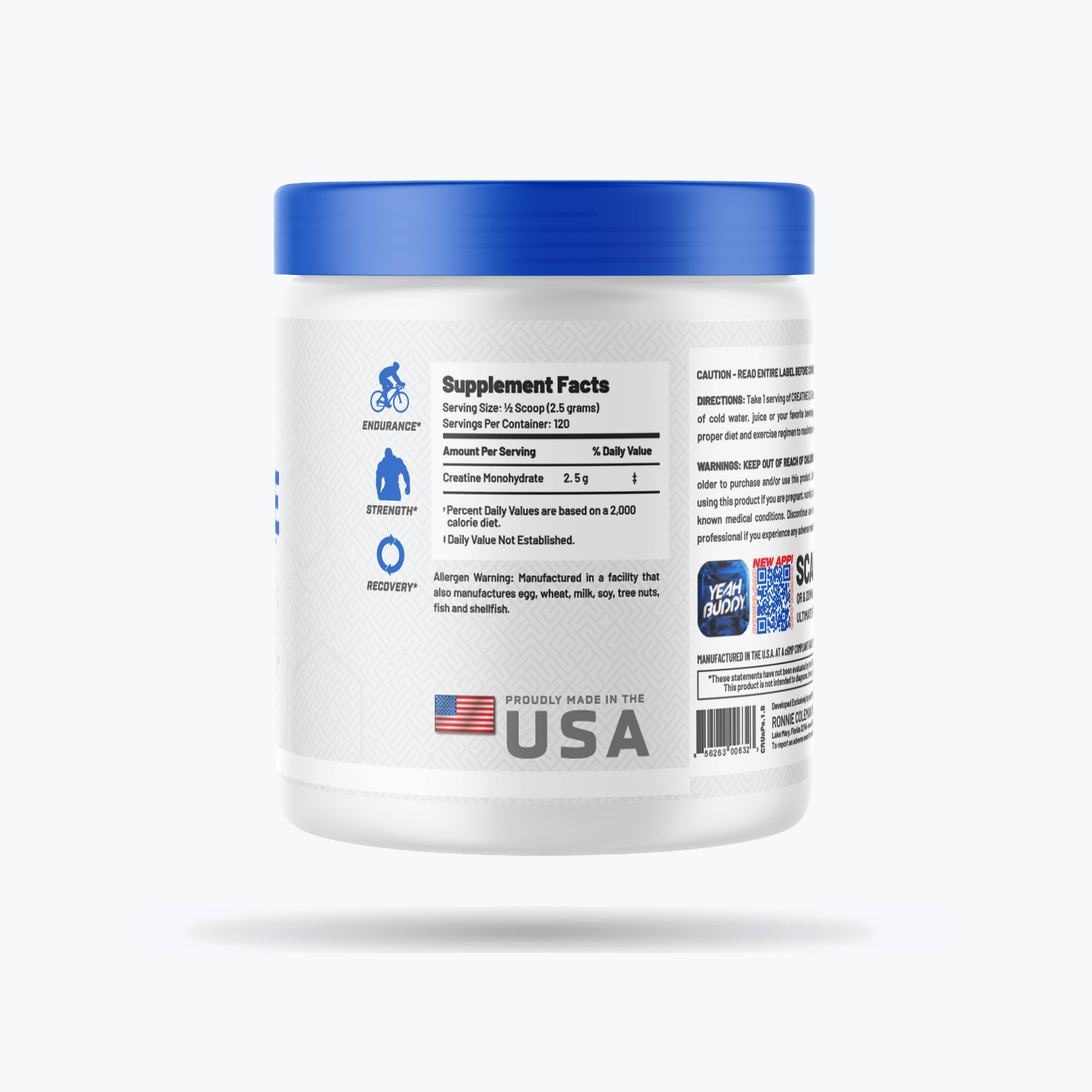 Ronnie Coleman Signature Series Essentials PURE Mode Creatine Adventure - Unflavored Ronnie Coleman Signature Series Bodybuilding Supplements