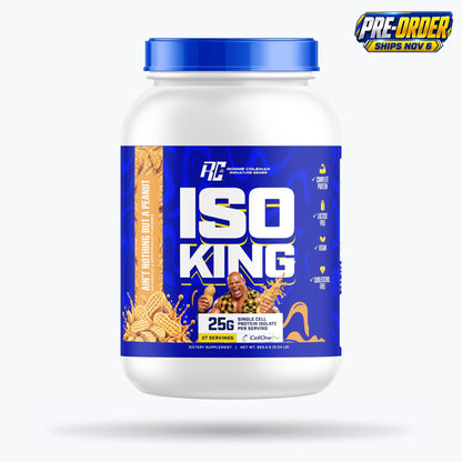 Ronnie Coleman Signature Series Protein 2lbs - *PRE-ORDER* / Aint Nothin but a Peanut Iso King - PRE-ORDER (Ships 11/6) Ronnie Coleman Signature Series Bodybuilding Supplements