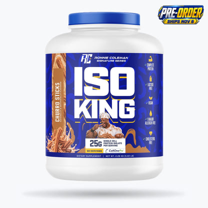Ronnie Coleman Signature Series Protein 5lbs - *PRE-ORDER* / Churro Sticks Iso King - PRE-ORDER (Ships 11/6) Ronnie Coleman Signature Series Bodybuilding Supplements