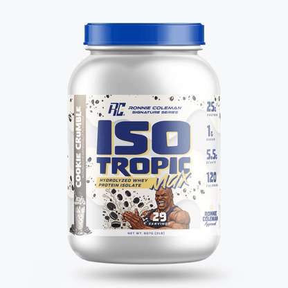Ronnie Coleman Signature Series Protein 2lbs / Cookie Crumble Iso Tropic Max - 2lb Ronnie Coleman Signature Series Bodybuilding Supplements