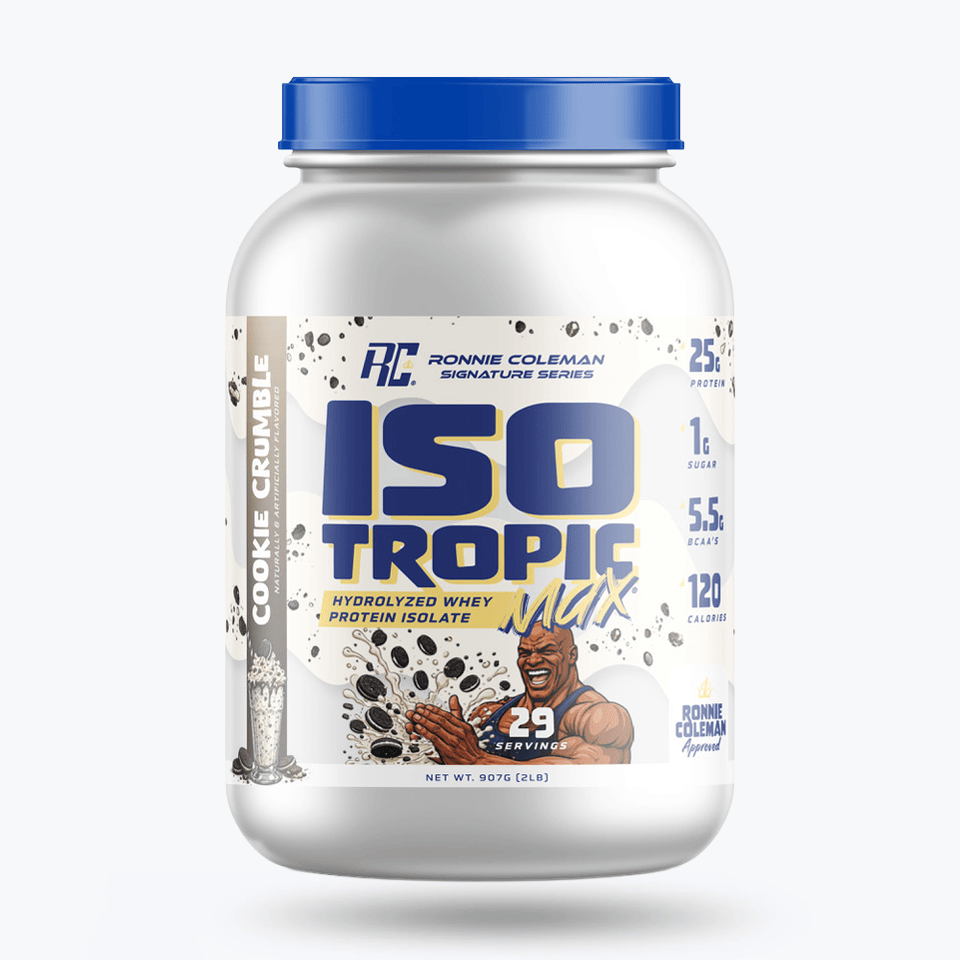 Ronnie Coleman Signature Series Protein 2lbs / Cookie Crumble Iso Tropic Max - 2lb Ronnie Coleman Signature Series Bodybuilding Supplements