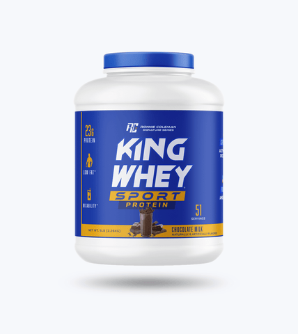 Image of Ronnie Coleman Signature Series Protein Chocolate Milk / 5lbs King Whey Sport Ronnie Coleman Signature Series Bodybuilding Supplements