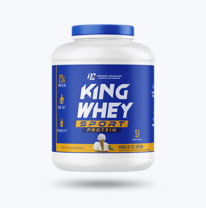 Ronnie Coleman Signature Series Protein Vanilla Ice Cream King Whey Sport Ronnie Coleman Signature Series Bodybuilding Supplements