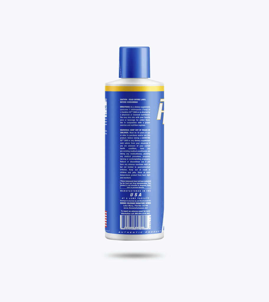 Ronnie Coleman - L-Carnitine XS 3,000 mg Liquid Ronnie Coleman Signature Series Ronnie Coleman - L-Carnitine XS 3,000 mg Liquid Ronnie Coleman Signature Series