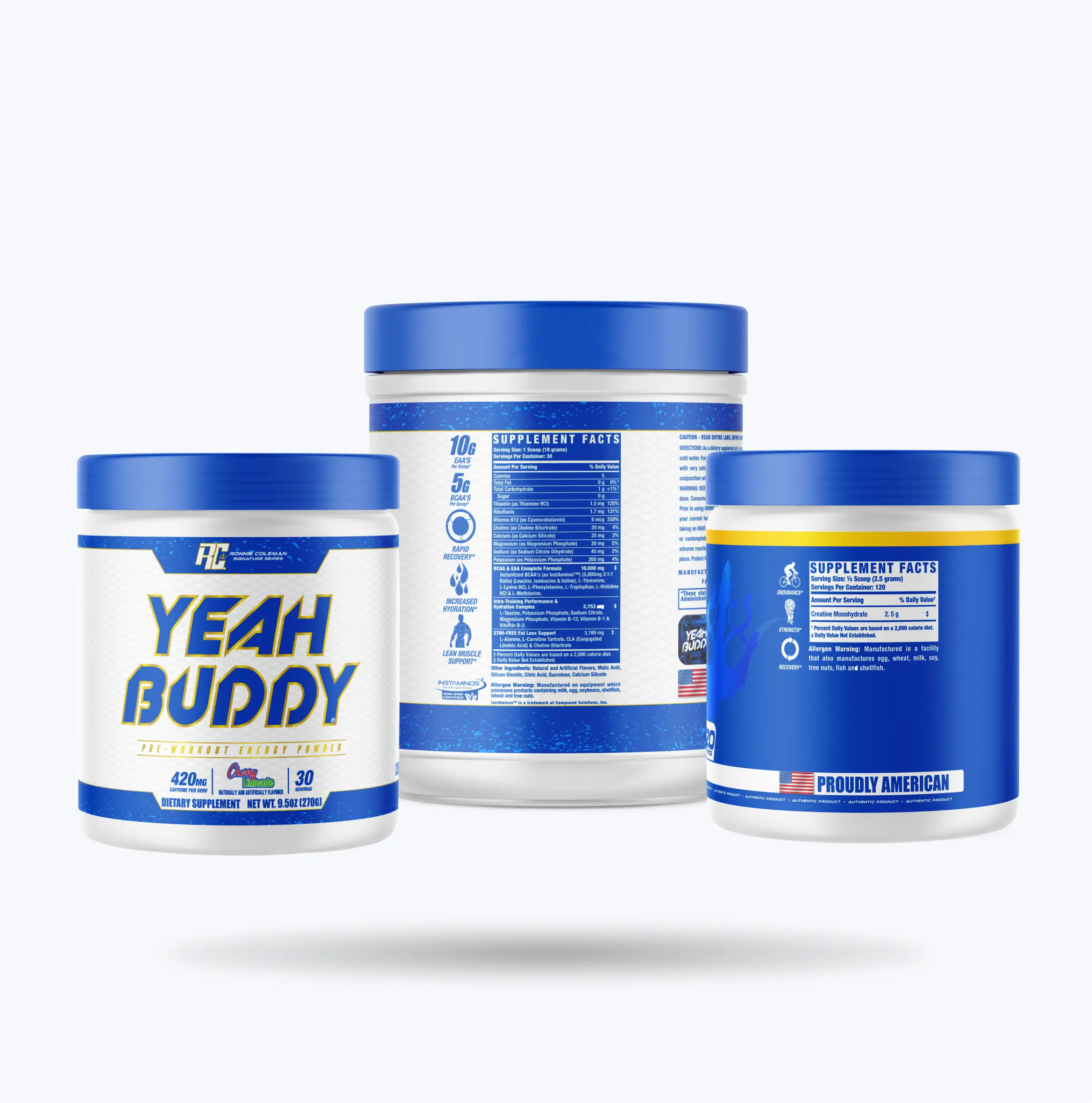 Ronnie Coleman Signature Series Stack Locked In Stack - Mind & Muscle Stack Ronnie Coleman Signature Series Bodybuilding Supplements