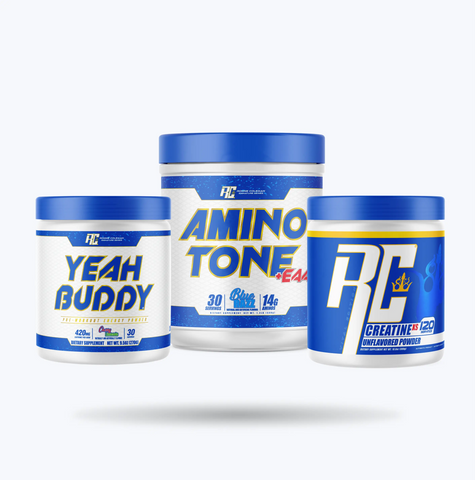 Image of Ronnie Coleman Signature Series Stack Locked In Stack - Mind & Muscle Stack Ronnie Coleman Signature Series Bodybuilding Supplements